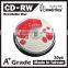 Blank Rewritable CD-RW/CDRW 700MB 12X, products from taiwan