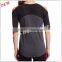 50% Cotton/50% Polyester Athletic Classic Yoga Wear Fitness Women's Yoga T-shirt