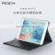 ROCK Bluetooth keyboard PU leather case for ipad pro 9.7 Build in island style magnetic detachable keyboard flipcase for ipadpro