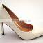 point toe thin high heels gold patent leather lady party shoes
