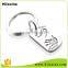 China Cheap Manufacturer Wholesale Custom Metal Name Keychain Keyring