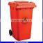 hot sale recycling garbage 120 liter waste bin with wheels