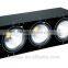 3*25W 3*35W 3*60W LEDWAY LED Indoor Three-head Trimless Grille Spot Lamp IP20
