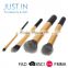 4Pcs/Set Gold Makeup Cosmetic Brush Set Kit Include Buffing Contour Pointed Foundation Detailer Brush