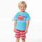 Last design new model shirts baby boys 100%Organic cotton