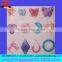 Christmas Ornaments Lamp Accessories Metal Silver Hand Woven Wire Bowknot Star False Pepper