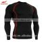 Hot sell of China custom design sports skin tight wholesale running wear long sleeve compression shirt