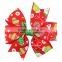 Deshine Wholesale Ribbon Christmas Butterfly Hair Banana Clip ZX1040