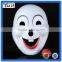 Most popular 1.0mm thick pvc funny clown mask, funny halloween red nose carnival clown mask