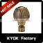 KYOK Classical simple design curtain finials,golden color wrought iron curtain finials
