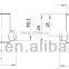 Profile connector/quick connector for Aluminum profile slot 10