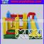 Commercial inflatable bouncer slide combo for kids, inflatable playground with ball pit