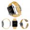 Genuine Leather Magnetic Closure Modern Buckle Strap Band For Apple Watch