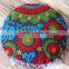 Round Floor cushion cover Indian Suzani cushion cover Indian Bohemian Vintage suzani Round throw pillow