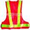 waterproof hi vis led reflective safety vest for road safety, reflecting vest with led light
