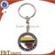 fashion custom die casting metal turbo keychain