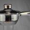 stainless steel thick bottom pot induction compatible with spiral bottom