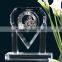 Desktop Clock Crystal material with battery crystal decoration