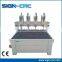 hot sale multi spindles cnc router wood for 3d engraving cutting
