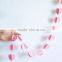 Indoor Wall Decoration Hanging Heart Shape Tissue Paper Garland Wholesale