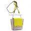 2016 High quality Colorblock perforated leather, shoulder bag/crossbody bag duffle bag for women