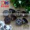 Four Tower Design Metal Jeans Button Cover for Overcoat