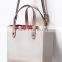 New Custom High Quality Fashionable Mini PU Tote and Shoulder Handbag Shopping Bag for Women