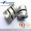 Gear Motor and Ballscrew Shaft Double Disc Couplings With Clamps 12 to 15 mm OD 44x50mm