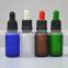 Frosted Blue Glass Bottle 100ml With Childroof Cap/tamperproof Cap/tamper Childproof Cap
