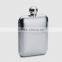 Stainless steel 6oz flagon hip flask for men