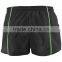 Custom Mens 100% Polyester Black Cargo Shorts