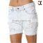 boyfriend fit distressed rolled cuffs women jeans cheap denim shorts JXQ1141