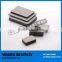 Ferrite/ceramic permanent separator block magnet