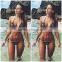 Summer beach women sexy crochet bikini swimwear