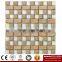 IXGC8-004 Electroplated Color Glass Mix Ceramic Mosaic Tiles for wall mosaic art decoration From Imark