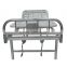 Stainless Steel Bedhead Manual Two Cranks Metal Cheap Hospital Bed