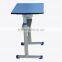 Angle adjustable single student desk drawing table