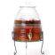 Large Size Different Types Beverage Dispenser Glass Jug With Pouring Spigot