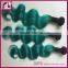 Summer hairstyles Virgin malaysian 100 human colored 1b teal two tone hair weave for black women
