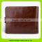 15627A Top quality factory outlet durable leather tri-fold men wallet