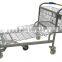 RH-WT03 wire mesh surface 1440*720*500 500kgs heavy duty five wheels Warehouse Hand Cart unfolding Hand Trolley with basket