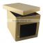 Handmade custom kraft paper boxes file storage paper box