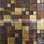 PM234865 luxury Gold foil crystal glass mosaic