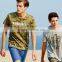 ERKE NEW design summer mens full camo round neck short sleeve cool t shirt with 100% cotton for wholesale