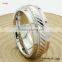 Manufacture's Price Blue Surface Letters 8MM Titanium Ring /Mens Titanium Bands