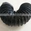 Round shape rubber protective cloth silicone bellows cover