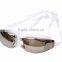 High quality factory price waterproof anti fog swimming glasses, swimming goggles electroplated design