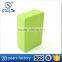 2015 EVA embossed logo foam block, high resilience yoga block, eva yoga brick manufacturer