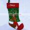 Santa Xmas Hanging Decoration new fashion christmas ornaments 2016 sock gift