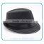 Fashion decoration ladies wholesale custom wool felt mens fedora black trilby hat